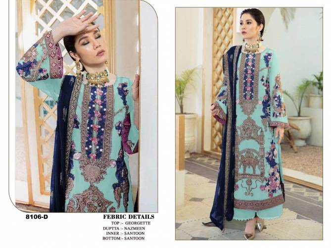 Pakistani 8106 Georgette Festive Wear Latest Designer Pakistani Salwar Kameez